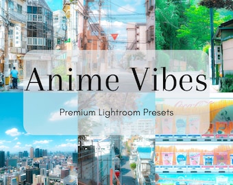 Paramètres prédéfinis Lightroom anime haut de gamme, esthétique japonaise, look dynamique, paramètres prédéfinis Instagram et Blogger