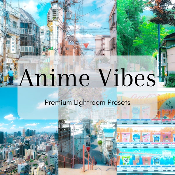 Paramètres prédéfinis Lightroom anime haut de gamme, esthétique japonaise, look dynamique, paramètres prédéfinis Instagram et Blogger