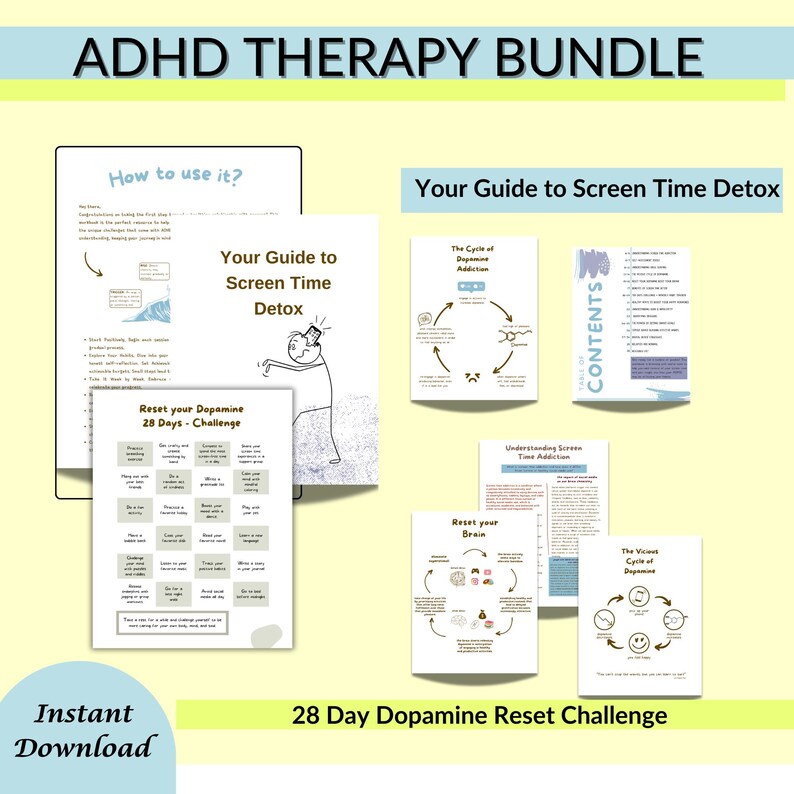 ADHD Executive Functioning Skills Strategies Psychoeducation Worksheets ...