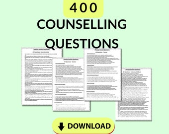 400 Fragen zur Therapie, Fragen zu Therapiesitzungen, Anweisungen für den Gesundheitscoach, Therapieinterventionen, Therapiephrasen, Beratung und Hilfe