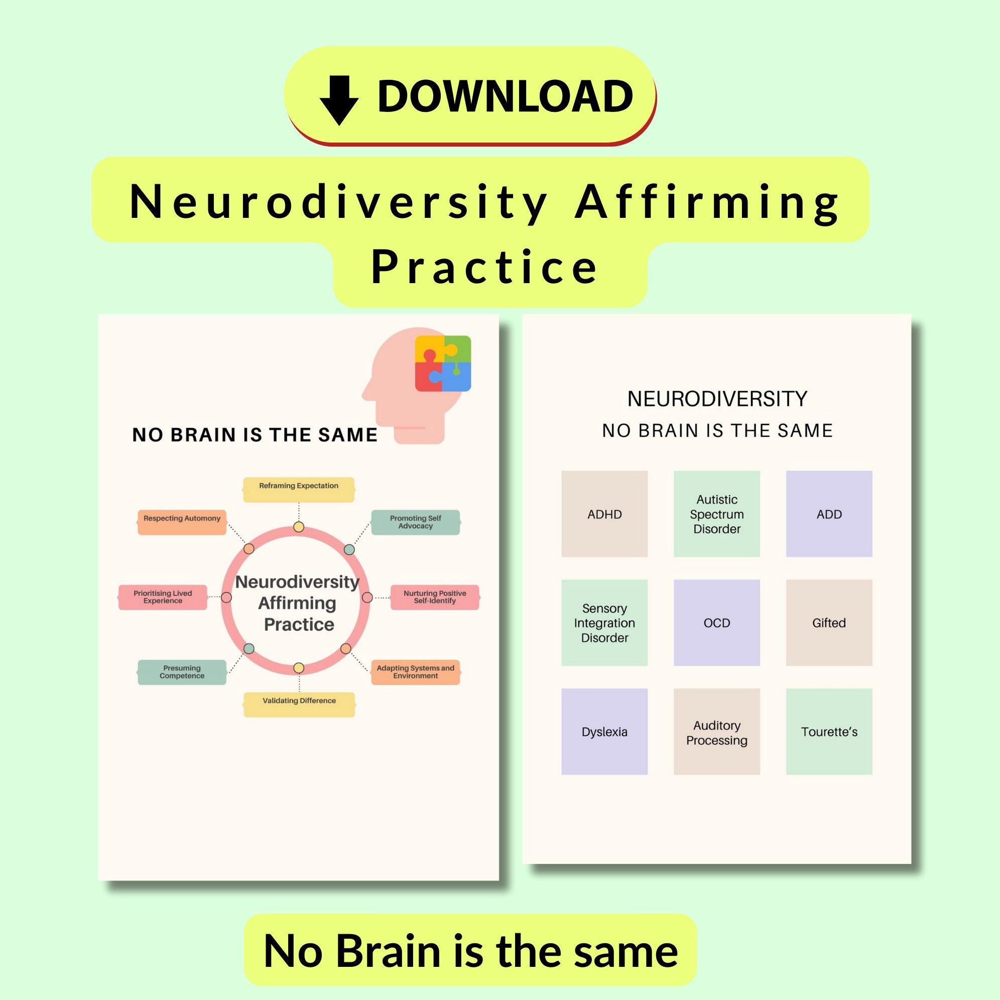 Neurodiversity Affirming Workbook Therapy Counselling, Autism Spectrum ...