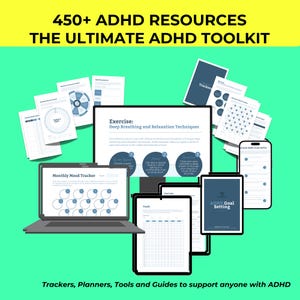 ADHD 究極ツールボックス、神経多様性リソース（デジタルダウンロード）