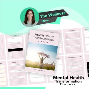 Digital Mental Health Workbook, Mental Health Transformation Workbook, Printable Mental Health Guide, Mental Health Transformation Therapy