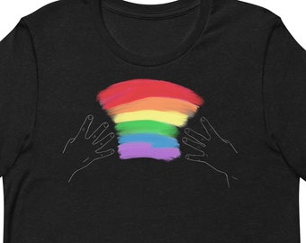 Rainbow Pride ASL Unisex Shirt | Alphabet Mafia Shirt | | Sign Language Pride & Ally Shirt | Rainbows