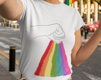 Pride ASL Unisex Shirt  | Alphabet Mafia Shirt | | Sign Language Pride & Ally Shirt | Light Colors