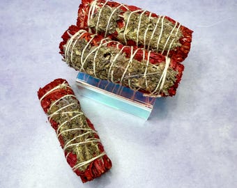 Dragon's Blood & Lavender Sage Smudge Stick | Home Cleansing