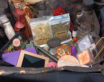 Mystery Box voor beoefenaars | Heksendoos | Maancyclus | Apotheker | Heksengereedschap | Altaargereedschap