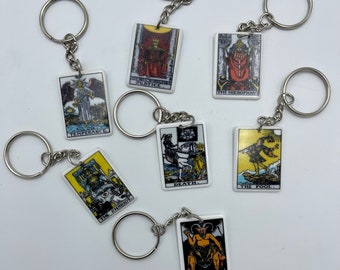 Tarot Card Keychain | Tarot Gifts | Tarot Lover | Tarot Card