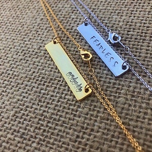 ASL Name Necklace, Personalized Sign Language Necklace, Deaf Jewelry, Sign Language Interpreter Gift, American Sign Language Gift