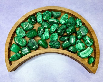 Malachite Tumbled Stone | High Quality | Madagascar