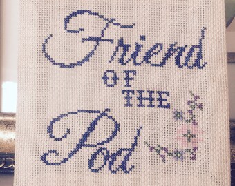 Pod Save America Cross Stitch
