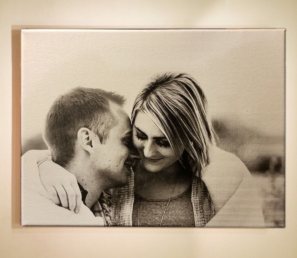 Laser Engraved Canvas 5''x 7'' Etsy
