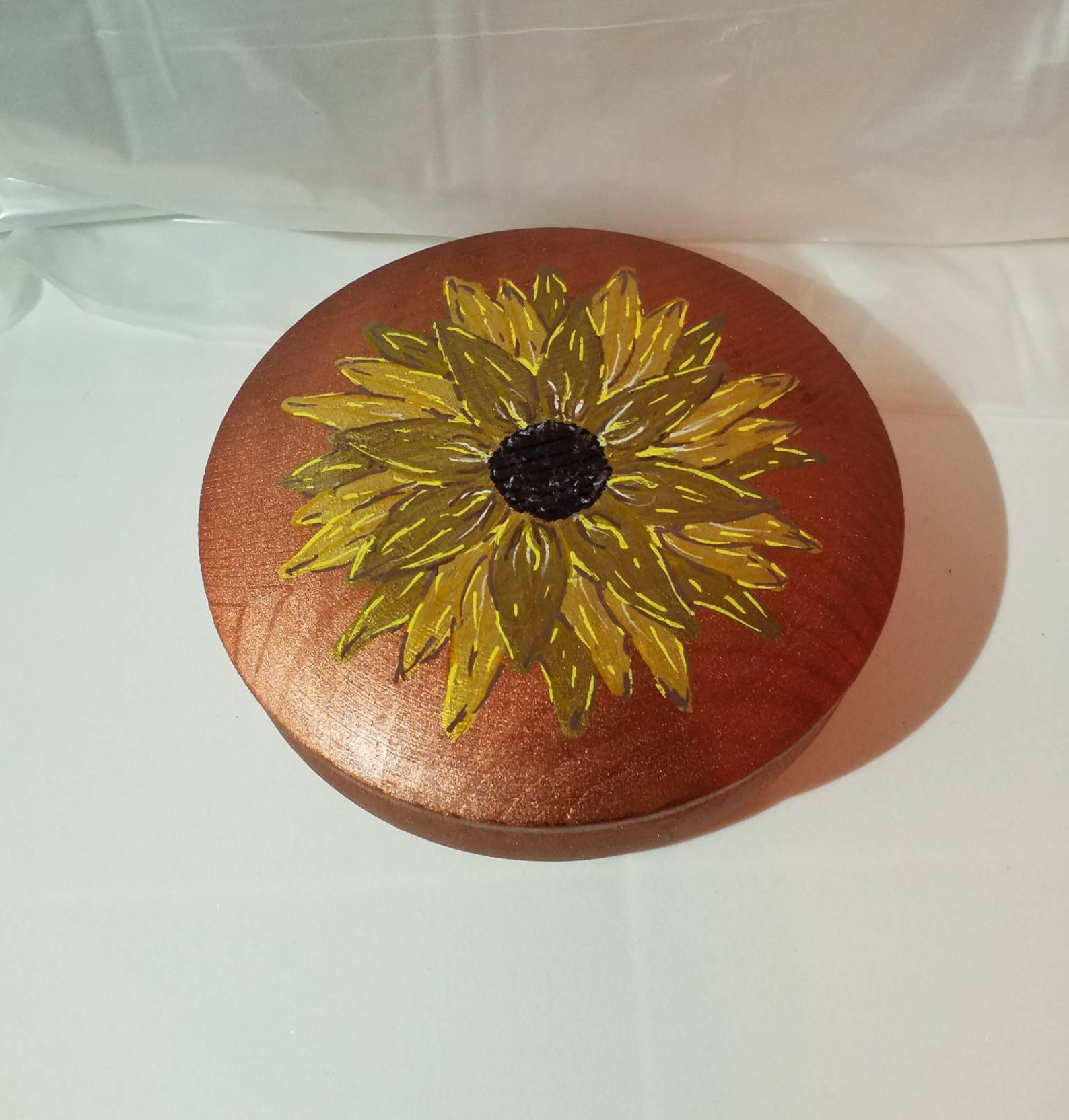 sunflower jewelry travel case