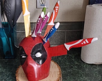 Deadpool Knife Holder for Kitchen storage