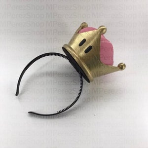 3D-Printed Bowsette Super Crown Cosplay Headpiece — Mario Prop