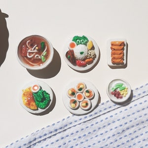 Clay Vietnamese Food Magnets