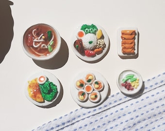 Clay Vietnamese Food Magnets