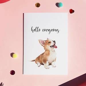 Hello Corgeous Card