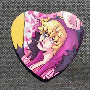 Corazon Donquixote Rosinante Heart Button