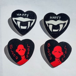 Bloodless Happy Astarion Heart Pin