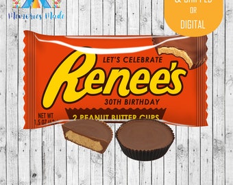 THANKS Reese's Peanut Butter Cup Toppers Printable