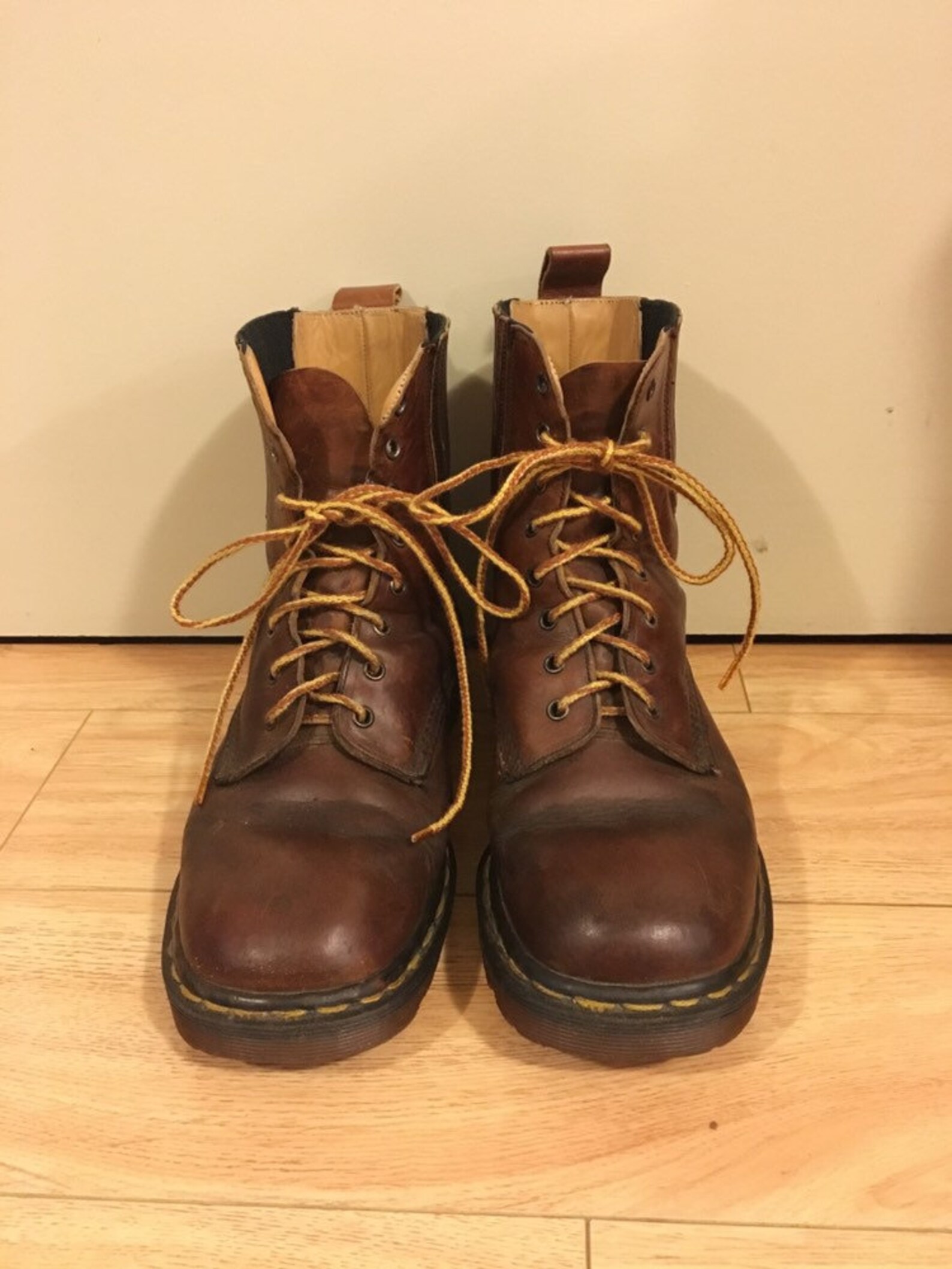 Rare Vintage Dr. Martens // Brown Leather // Dr Marten Boots Etsy Canada