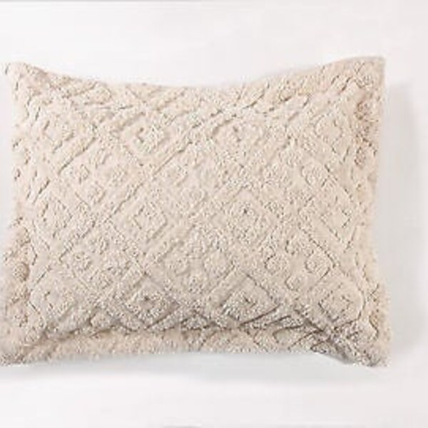 Chenille Pillow Sham Etsy