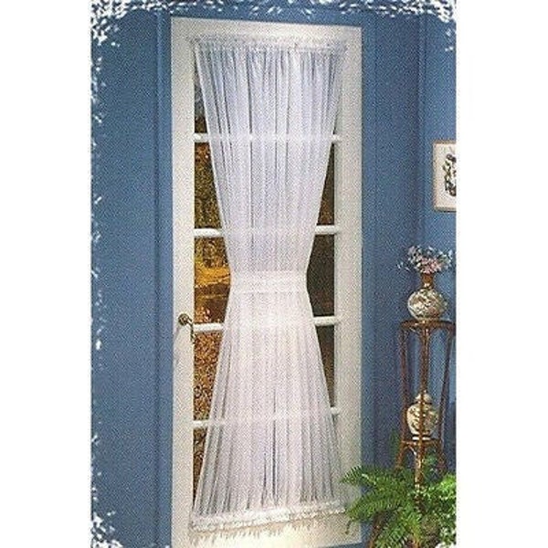 Sheer Voile Door Panels, Curtains For French Doors