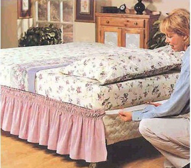 Wrap Around Bed Skirt Dust Ruffle Standard 14 Drop Etsy