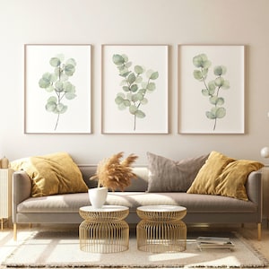 Eucalyptus Print Set: Botanical Wall Decor (Digital Download)