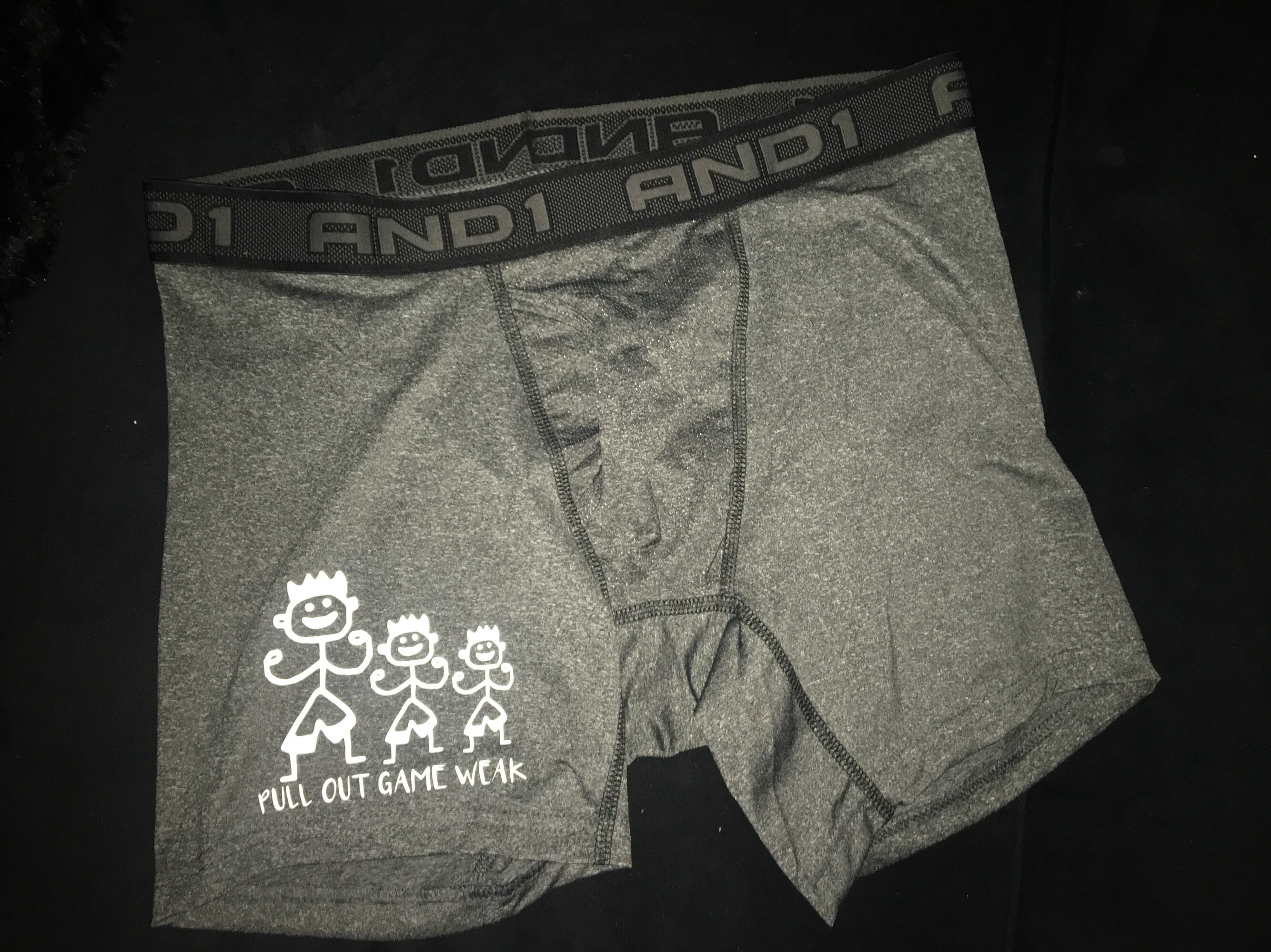 Funny saying personalized mens boxers. Pull out game weak Etsy