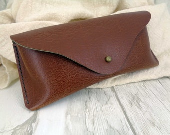 Glasses case, leather case for sunglasses, storage for your sunglasses or prescription glasses