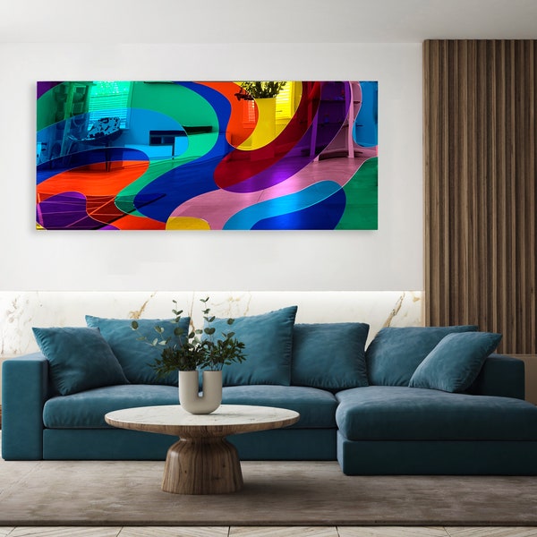 Wall Sculpture, Oversized Wall Art, Psychedelic Art, Contemporary Wall Art, Geometric Art, Abstract Wall Art, Mid Century Modern Wall Art