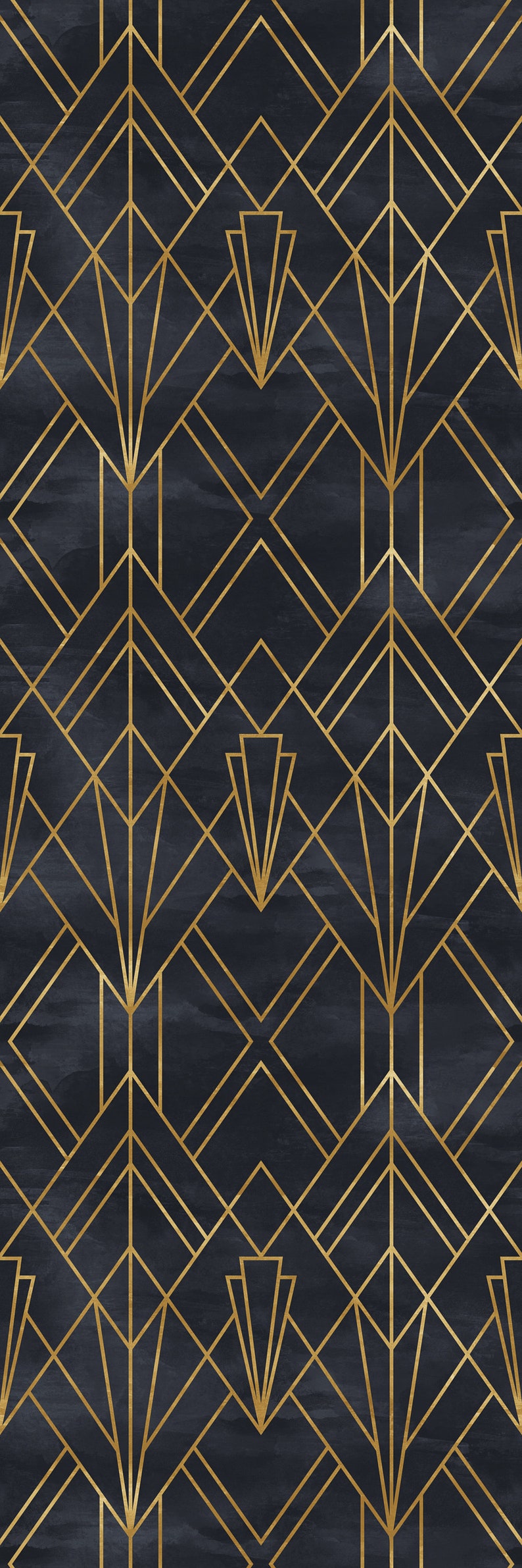 Removable Wallpaper Self Adhesive Wallpaper Gold and Black Etsy Australia