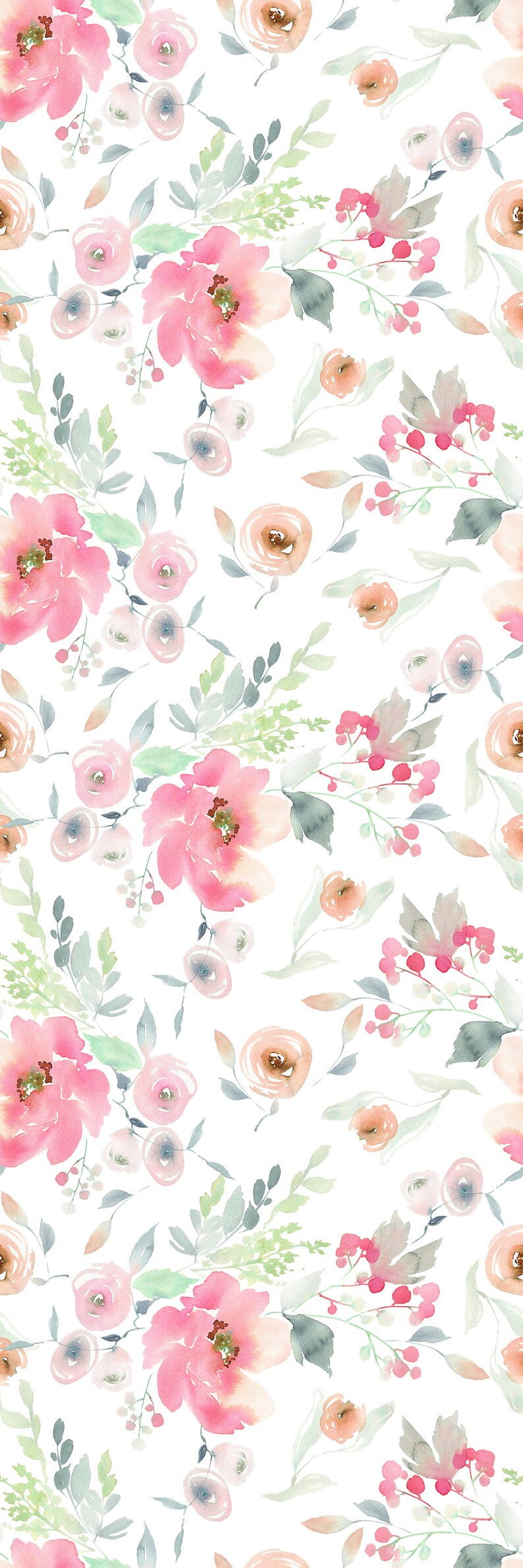 Removable Wallpaper Self Adhesive Wallpaper Pink Peonies Etsy Canada