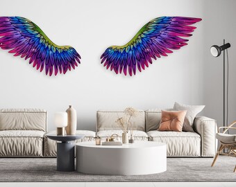 Bwlzsp Angel wings ceramic crafts creative home living room decoration –  Pete's Arts, Crafts and Sewing