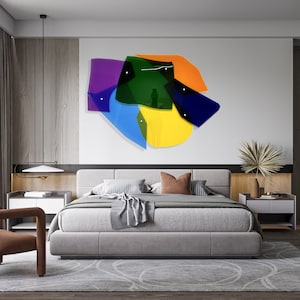 3D Wall Art, Oversized Abstract Art, Contemporary Wall Art, Extra Large Wall Art, Modern Art, Wall Sculpture, Abstract Art