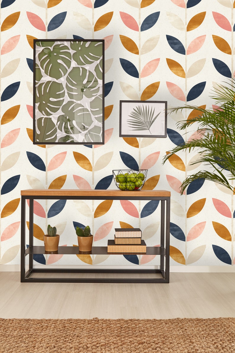 Removable Wallpaper Self Adhesive Wallpaper Scandinavian Style Etsy