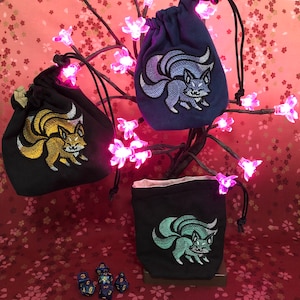 Personalisierbare Wendetasche für Kitsune und Fuchs