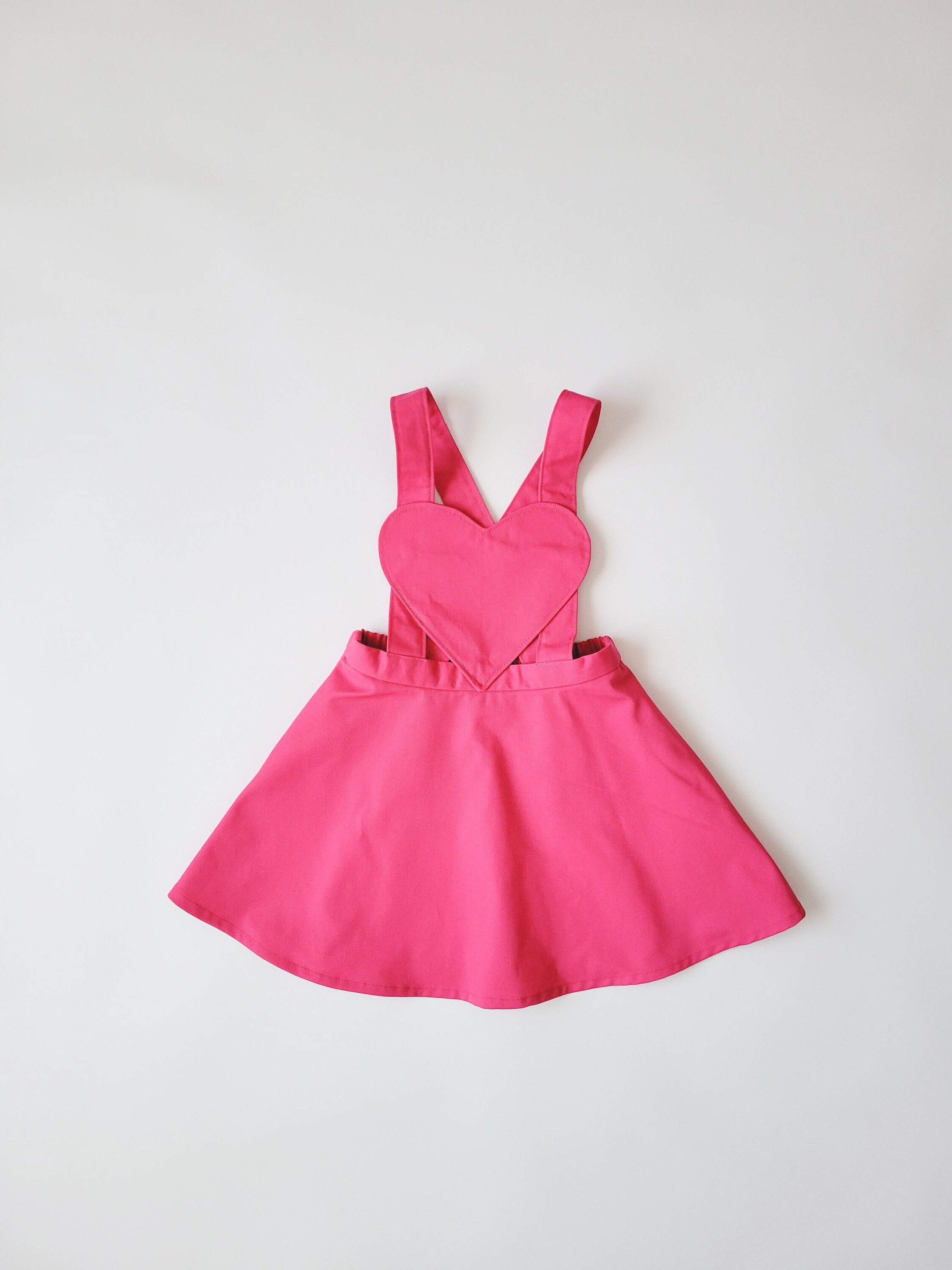 Hot Pink Pinafore - Etsy