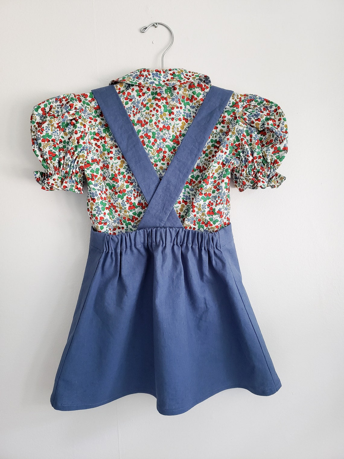 Girls Linen Skirt With Suspenders Toddler Skirt With | Etsy