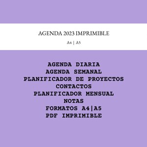 Agenda 2024 Imprimible Español Journal Planner Planificador Digital sin fecha perpetuo Emprendedora imagen 5