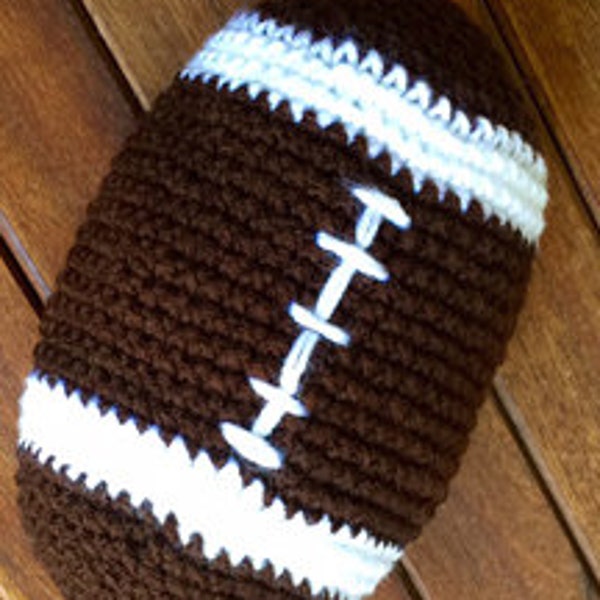 Easy CROCHET PATTERN - Plush football - Baby Photo Prop - Newborn - Johnny Plush Football - Ava Girl Patterns