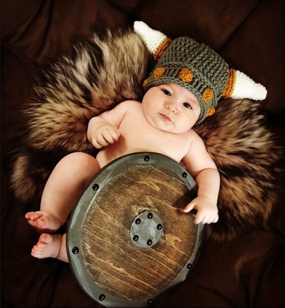 baby viking hat