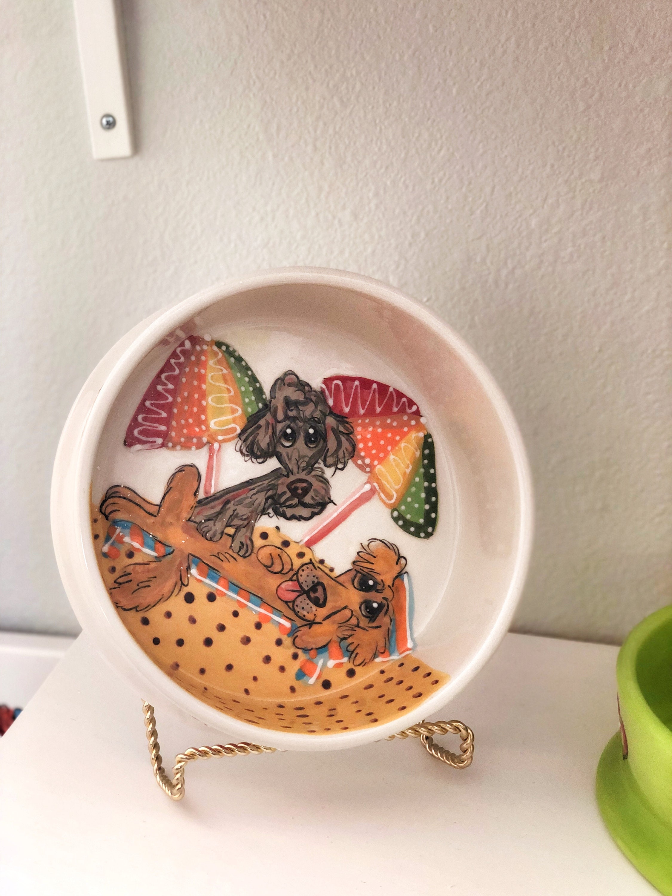 beautiful dog bowls