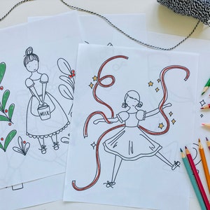 12 Days of Christmas Coloring Pages Printable Christmas - Etsy