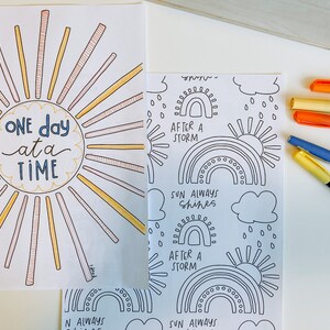 Psychische Gesundheit Kunst Malvorlagen /Mental Health Matters/ Therapeutische Malvorlagen / Inspirierende Malvorlagen digitaler download pooki