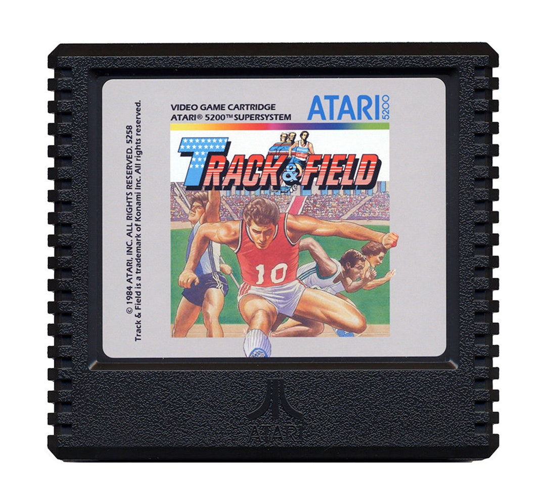 Track & Field Atari 5200 Game Etsy