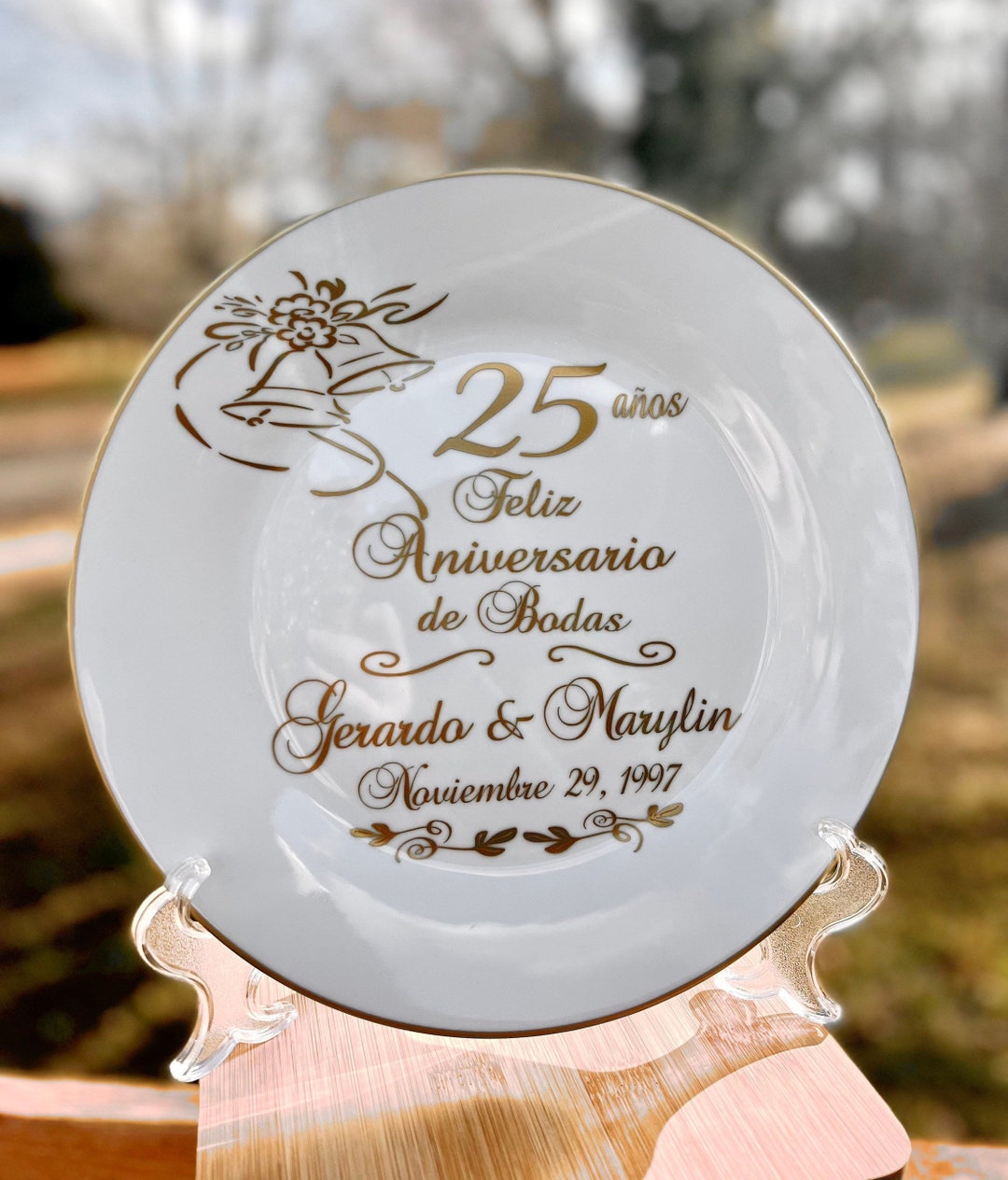 Spanish 25th Wedding Anniversary Gift 25th Anniversary Gift Etsy