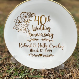 40th wedding anniversary gift, personalized wedding anniversary gift for parents, wedding anniversary gift for wife
